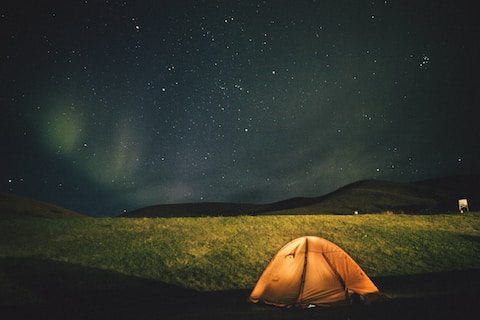 Camping in iceland