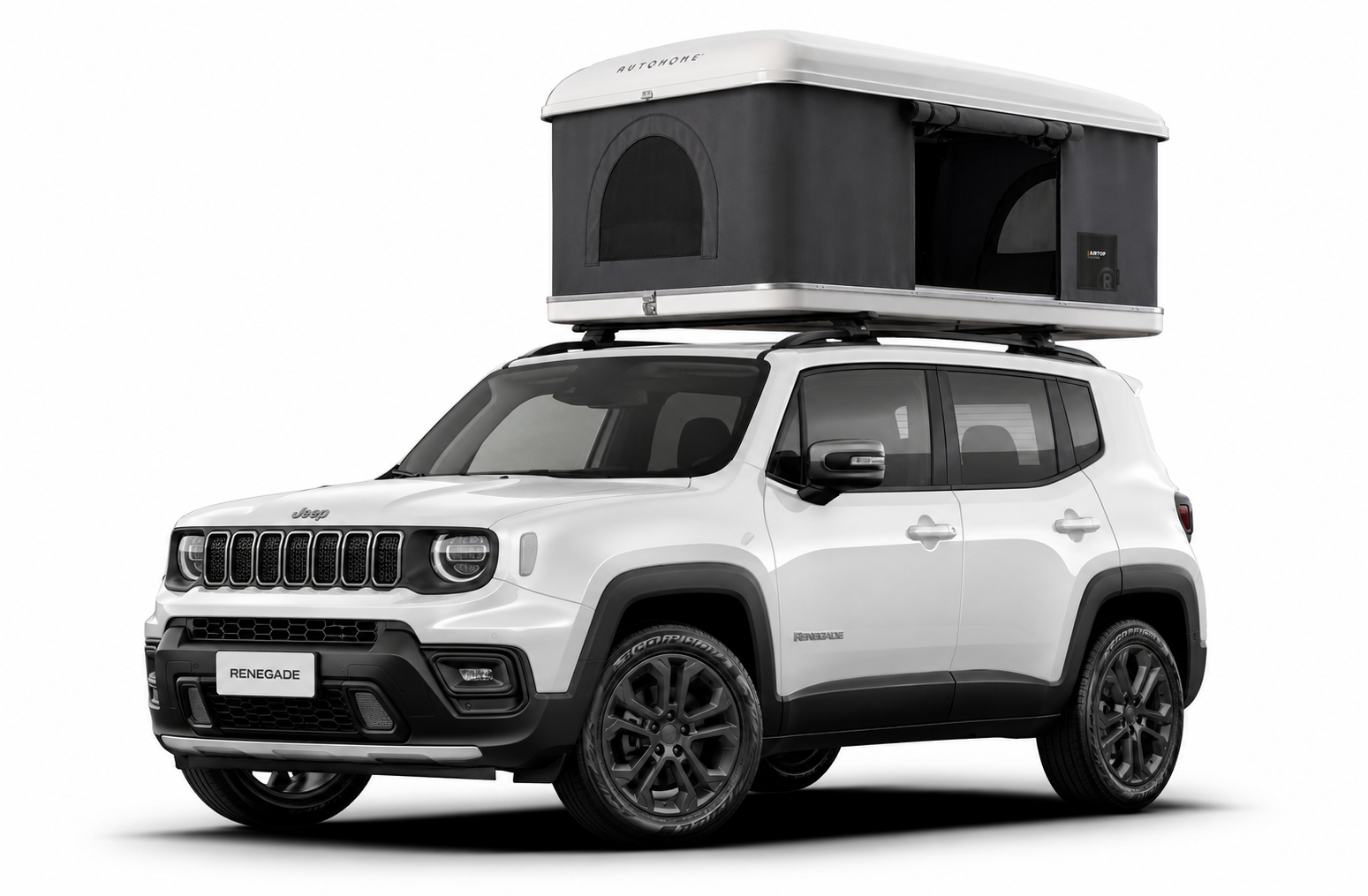 Jeep Renegade 4×4 plug in hybrid Rooftop tent (Pop up)
